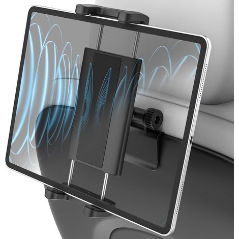 Tablet Stand, Metal Head iPad Holder Headrest Tablet Holder Back Seat for iPad Pro Air Mini, 4-12.9 Inch Phone (1/5)