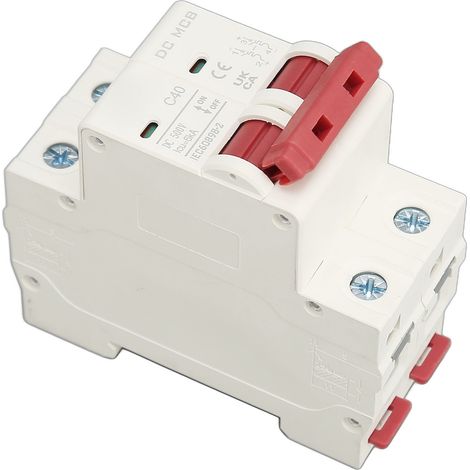 Miniatur-Leistungsschalter 40A 500V 2P mit hoher Empfindlichkeit für Photovoltaik-Solaranlagen, Gleichstromkreisschutz, automatischer 2-Modul-Schalter. (1/5)
