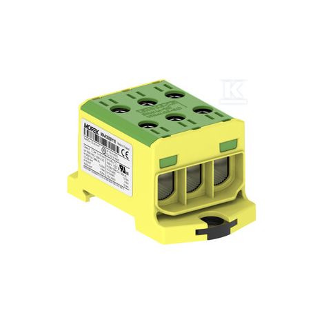 Connettore OTL50-3 3XAL/CU 1.5-50MM2, GIALLO
