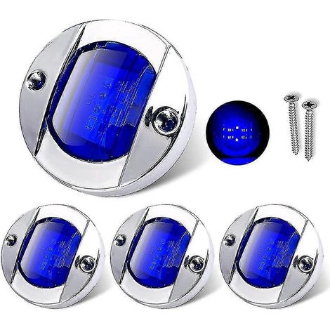 LED-Bootsinnenbeleuchtung, wasserdichte 12-V-Schiffsleuchte, Nachtangelleuchte, blaue Bootsbeleuchtung