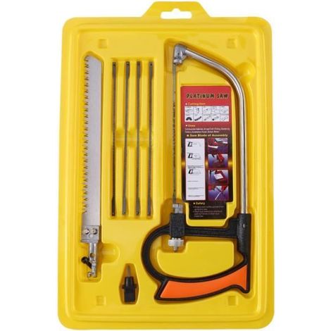 WOH - Scie à bois manuelle multifonction pour scie à métaux pour la coupe du bois/aluminium/verre Scie multifonction Plastique,230g-Ywey
