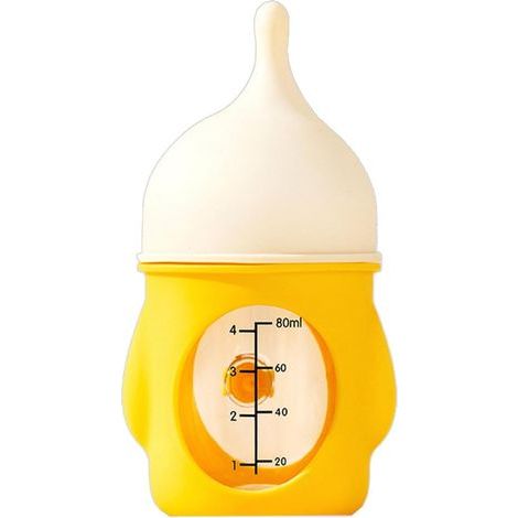 Biberon pour chaton, mangeoire pour chaton et chiot, biberon en silicone avec échelle visuelle, mangeoire pour petits animaux pour cochons d'Inde (1/5)