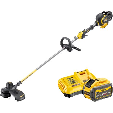 DeWalt DCM 571 X1 Débroussailleuse sans fil 54 V FlexVolt 38 cm Brushless + 1x batterie 9,0 Ah + chargeur
