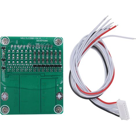 7S 24V 25A 500W Li ion Lithium Lithium Battery Protection Board BMS PCB with Balance (1/5)