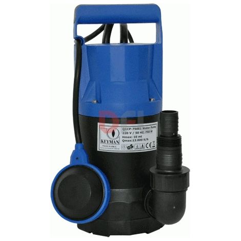 Keyman elettropompa sommergibile 400W 0,50 Hp per acque chiare pulite (1/2)