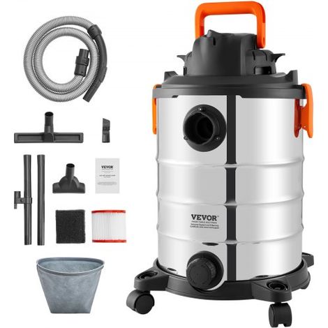 Aspirapolvere per umidi secchi 30 L, Aspirapolvere portatile in