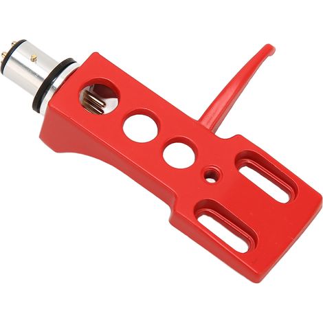 Porte-cellule de platine vinyle en alliage d'aluminium haute résistance, support d'aiguille pour divers disques vinyles, rouge (1/4)