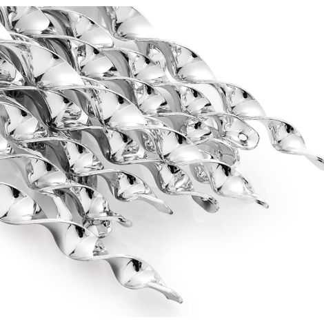 Lot de 15 bâtonnets anti-oiseaux réfléchissants de 29 cm (11,5 pouces) pour éloigner les pigeons et les pics de votre jardin ou cour, couleur argent. (1/5)