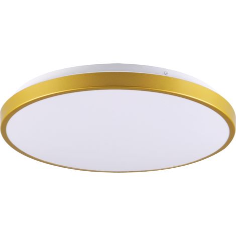 Plafoniera LED Polux Kern bianco oro 39cm 24W 4000K (1/5)
