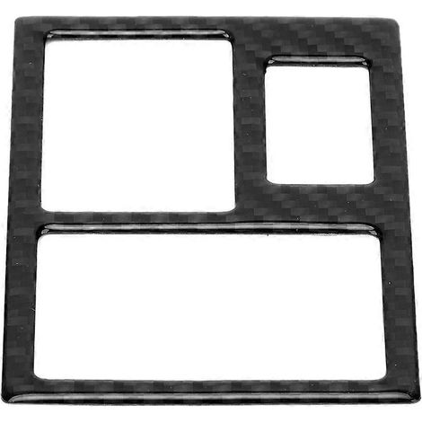 Cadre pour interrupteur de réglage du rétroviseur avec autocollant en fibre de carbone \n\nCompatible avec Toyota RAV4 06-12 (1/5)