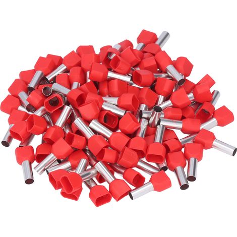 Bornier isolé à 100 tubes, connecteur à sertir 2 conducteurs en cuivre, AWG 10, 6,0 mm², TE6014 (1/5)