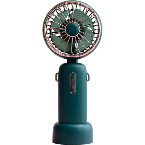 Mini ventilateur portable rechargeable par USB, idéal pour une utilisation intérieure et extérieure. (1/5)