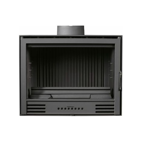 Insertable de Leña de Hierro Fundido FUNDI 755 de 10 kW y Salida Superior de 200 mm (1/5)