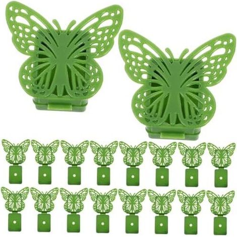 33x40x13mm 50Pcs Wall Mounting Clip Climbing Plant Plant Ties Plant Stakes Clip for Climbing Plants Gardening Accessory Flower Clips for Supporting Stems