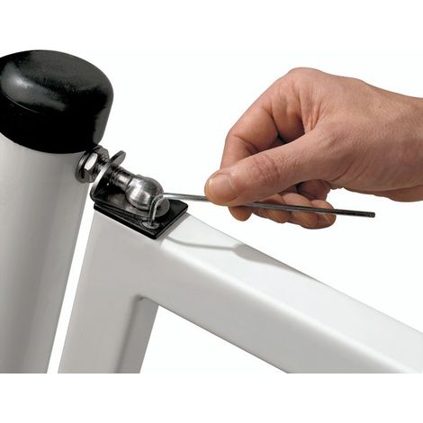 Coppia di cerniere chiudiporta automatiche LOCINOX per tubo da 40 mm - SWING-40-130