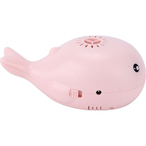 Jouet de bain baleine mignon, rechargeable par USB, balle flottante portable pour enfants, cadeau rose (1/5)