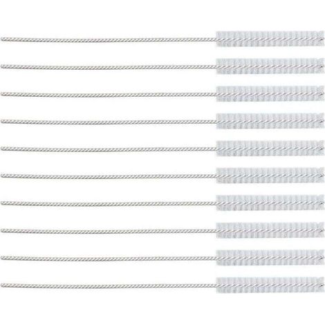 10 pièces 2.5mm aide auditive évent brosse professionnel Nylon cheveux aide auditive Tube outil de nettoyage accessoire Brosse de nettoyage (1/3)