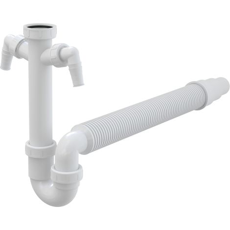 Mezzo sifone per lavabo con dado 6/4 (1/3)