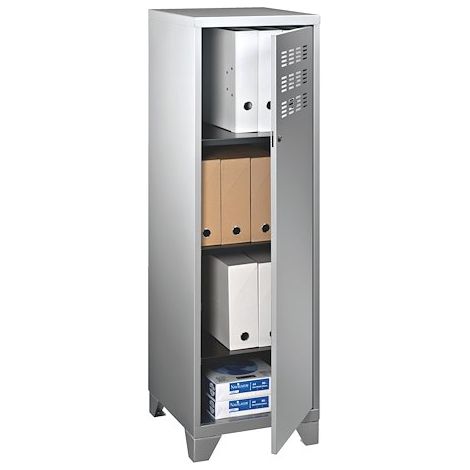 Maxi casier de bureau métal couleur aluminium