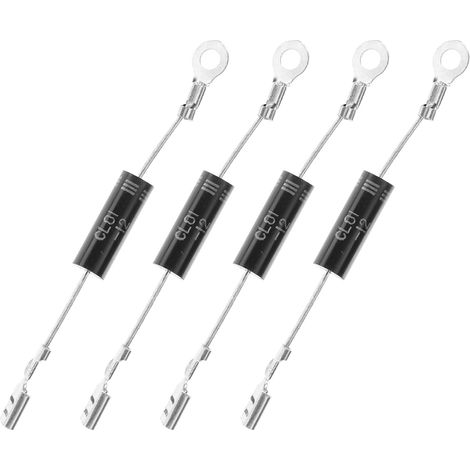 Diode Métal pour à Lot Four de Cl01-12 4 Micro-ondes  Borne, Noir, Faible Consommation, Protection Court-circuit et Surcharge, pour Appareil Micro-ondes (1/5)