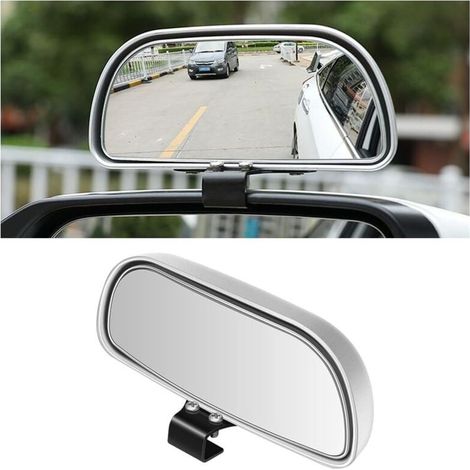 Blind Spot Mirrors, Car Blind Spot Mirrors, 360° Wide Angle Adjustable Rearview Mirror, Universal Car and Truck Blind Spot Auxiliary Accessory (1/5)