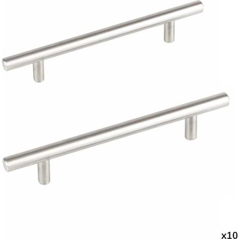 10 pièces ensemble complet de poignées de meubles de cuisine entraxe 64mm poignées de meubles de cuisine en acier inoxydable (1/5)