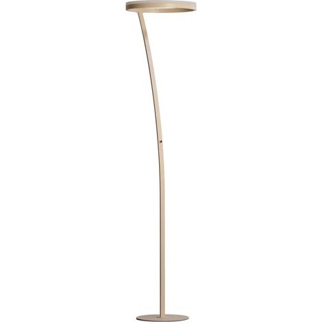 [GEBRAUCHT] B-Ware Fischer Honsel Stehlampe Stehleuchte Led Sirko Sand Metall Cct Dimmer 177 Cm