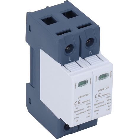Dispositif de protection contre les surtensions 40 kA 2P 275 V CA pour PC (1/5)