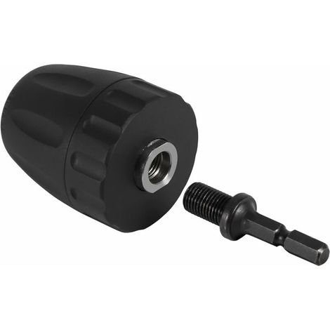 Green Mobility-Mandrin Visseuse - Adaptateur Foret Visseuse 3/8-24UNF 0.8-10MM Clip de Mandrin de Foret sans clé avec Adaptateur de Tige Hexagonale 1/4 ''