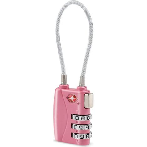 Cadenas à bagages, système de sécurité portable pour valises, sacs à dos et casiers en voyage, format compact idéal pour les aéroports et un usage quotidien.-AquaForge (1/5)