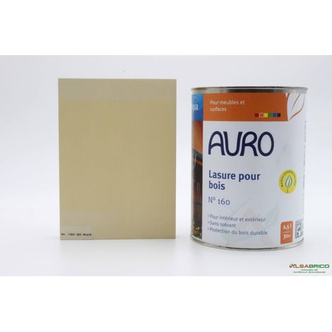 Lasure pour bois n°160 AURO, Blanche -