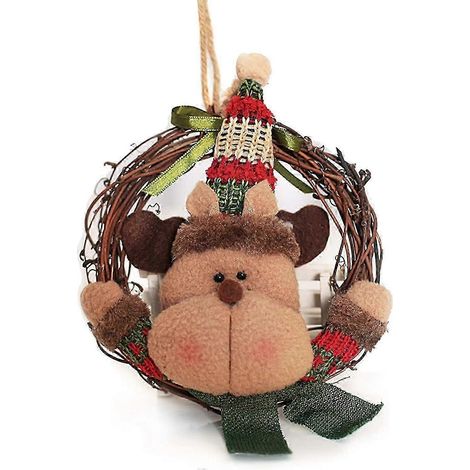Décorations de Noël Skrskr, décorations pour sapin de Noël, ornements suspendus, ornement de Noël en forme de cerf, décoration intérieure (1/5)