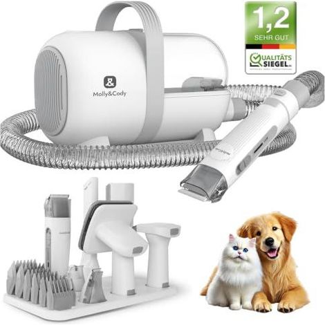 Kit de cortadoras Molly-Cody Samson blanco para aseo