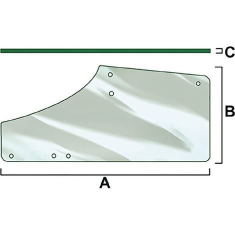 Vitre de porte gauche VAPORMATIC VPM7368