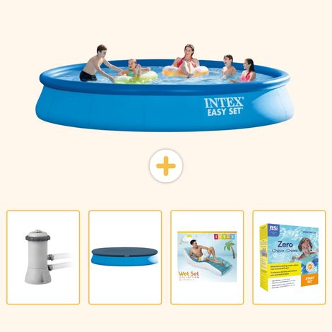 Intex Piscine Easy Set Ronde - 457x84 cm - 5-pièces  S309 (1/5)