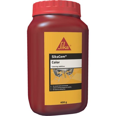 Sika SikaCem Color Brun 700 g – Colorant en poudre pour béton, ciment, mortier, chaux et plâtre