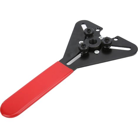 Clé à double usage pour embrayage de compresseur climatisation auto, outil de maintien R134a, jeu de réparation A/C (1/5)