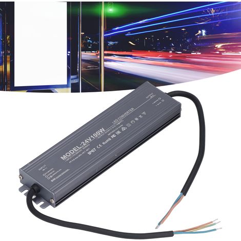 Alimentation étanche IP67 pour LED à tension constante 100 W AC 170-265 V/24 V (1/5)