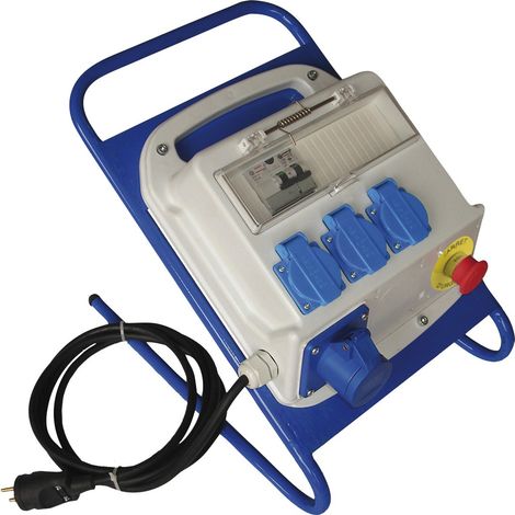 Michaud Coffret de chantier mobile monophasé 4 prises 16A