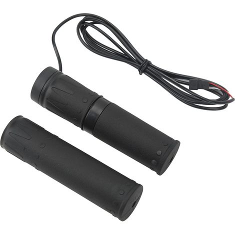 Poignée d'accélérateur pour Vélo électrique FT 158X – Poignée de Contrôle de Vitesse Rotative en Demi-Section Divisée avec Connecteur SM pour Vélos électriques 12 V-72 V, en Caoutchouc (1/5)
