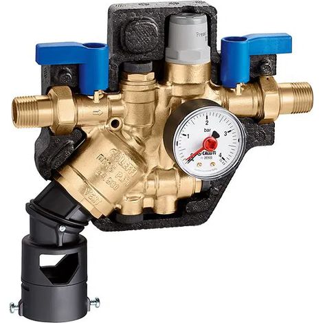 Caleffi Nachfüllkombination mit Systemtrenner BA Serie 580 (R 1/2" AG)