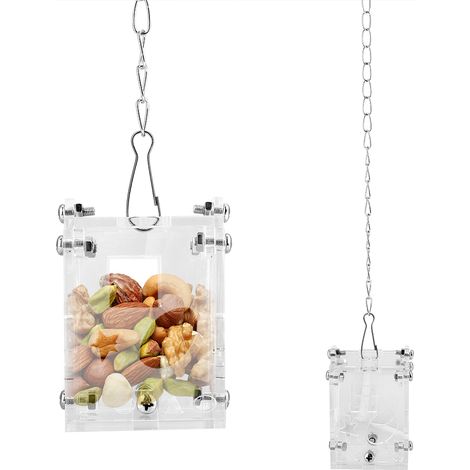 Panier nourriture alimentation jouets puzzle pour animaux perroquet en acrylique - pratique et durable, qualité premium (1/5)