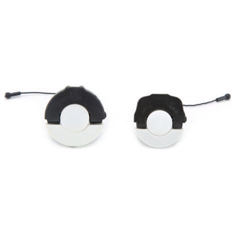 Set mit 2 Verschlusskappen für Öl- und Kraftstofftanks für STIHL Kettensägen MS210, MS230, MS250, MS290, MS340, MS360, MS380 (1/3)