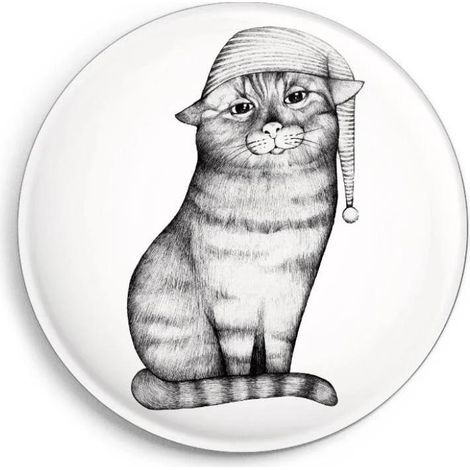 Gute-Nacht-Magnet für Katzen