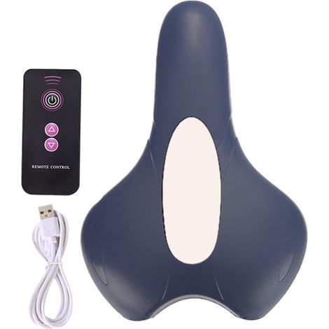 Dispositivo portátil para ejercicios del suelo pélvico, 4 niveles, control remoto, entrenador de cadera para rehabilitación, fitness, pilates, yoga y viajes posparto (azul) (1/5)