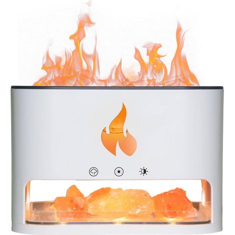 Diffuseur huiles essentielles - Lampe Himalaya - 250 ml - LED multicolore (1/5)