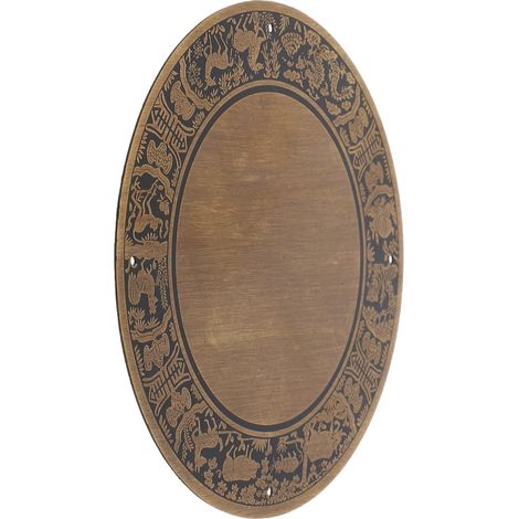 d corative en laiton avec motif pour meubles plaque de (1/5)