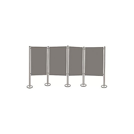 magnetoplan  Set lavagna espositiva  feltro  grigio  4