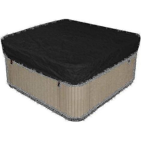 Couverture carrée imperméable en polyester pour spa extérieur (1/3)