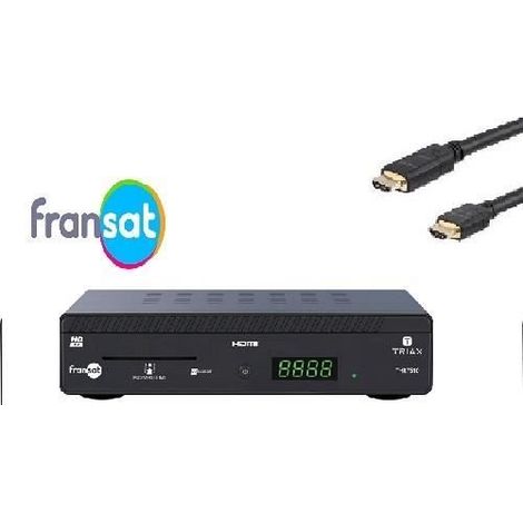 Terminal récepteur satellite TRIAX THR7610 FRANSAT+ HDMI